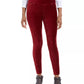 Style & Co Women's Skinny Corduroy Pants Wine Size XX-Large