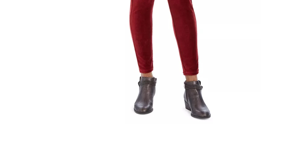 Style & Co Women's Skinny Corduroy Pants Wine Size XX-Large