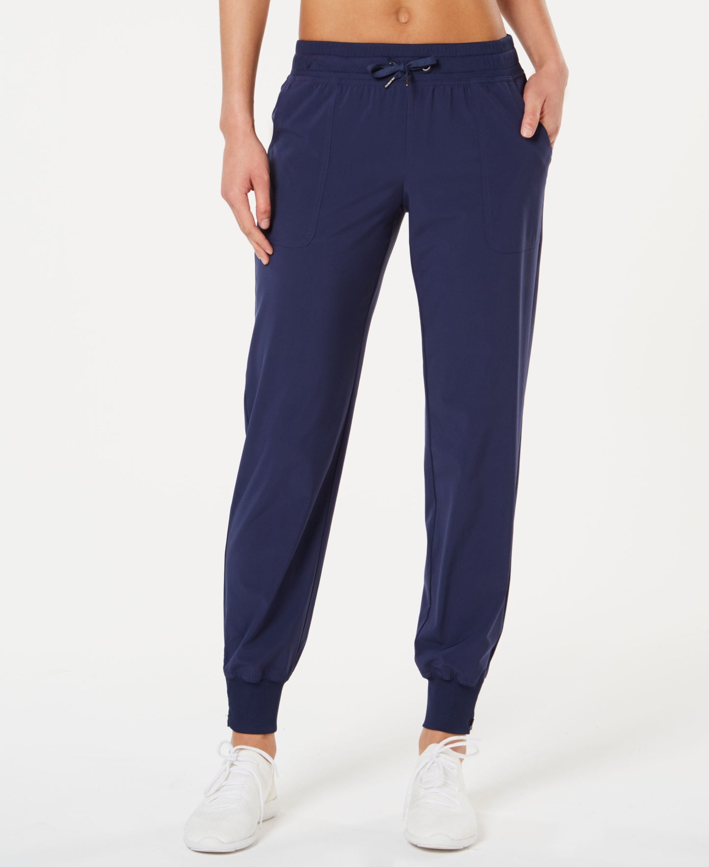 Ideology Women's Recycled Woven Joggers Blue Size Large