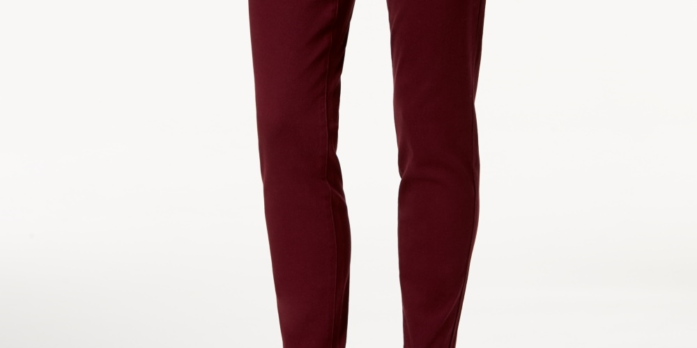Alfani Women's Jacquard Slim Pajama Pants Red Size 14 Petite