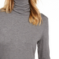 Maison Jules Women's Turtleneck Top Gray Size Medium
