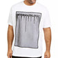 INC International Concepts Men's Embellished Crewneck Casual Shirt White Size 2XB
