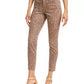 Style & Co Women's Curvy Fit Skinny Printed Jeans Red Size 4