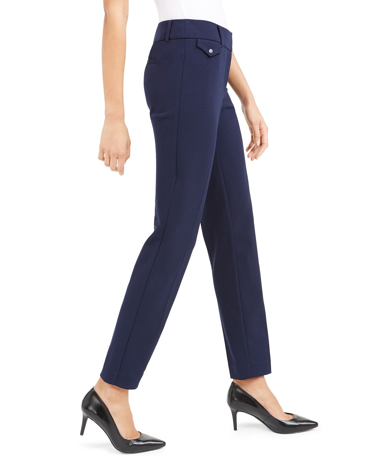 Alfani Women's Slim Leg Pants Blue Size 12