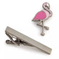 Novel Idea Men's Flamingo Lapel Pin & Tie Bar Set Pink Size Regular