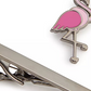 Novel Idea Men's Flamingo Lapel Pin & Tie Bar Set Pink Size Regular