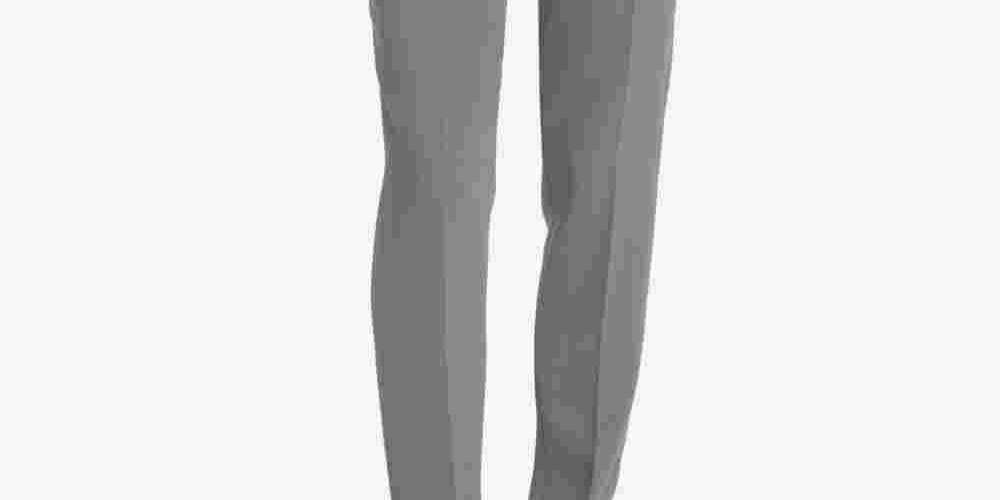 DKNY Women's Essex Slim Leg Pants Gray Size 12