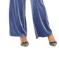 INC International Concepts Women's Velvet Smocked Paperbag Pants Navy Size X-Small
