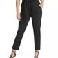 DKNY Women's Belted Slim-Leg Pants Black Size 6