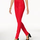 INC International Concepts Women's Zip-Detail Skinny Pants Red Size 8 Petite