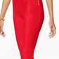 INC International Concepts Women's Zip-Detail Skinny Pants Red Size 8 Petite