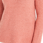 Alfani Women's Mock-Neck Boucle Sweater Pink Size Large