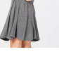 Style & Co Women's Petite Swing Dress Gray Size PL