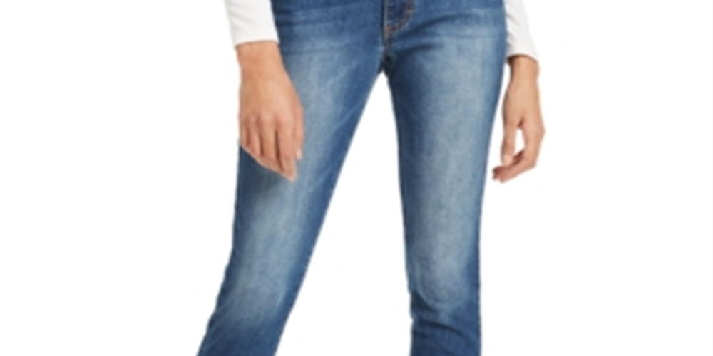 Almost Famous Juniors' Denim Joggers Blue Size X-Large