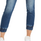 Almost Famous Juniors' Denim Joggers Blue Size X-Large