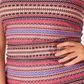 Anne Cole Plus Size Stevie Striped High-Neck Tankini Top Women's Swimsuit Pink Size 18W