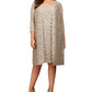 Alex Evenings Women's Plus Lace Glitter Sheath Dress Gold Glitter Size 14W