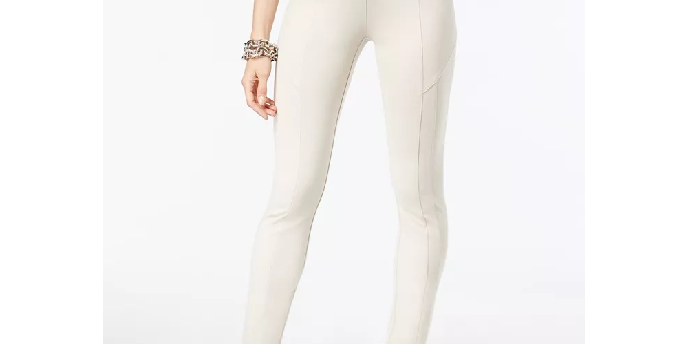 INC International Concepts Women's Petite Zip-Pocket Skinny Pants Black Size 2 Petite