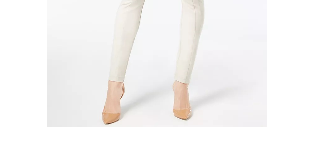 INC International Concepts Women's Petite Zip-Pocket Skinny Pants Black Size 2 Petite