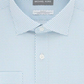 Michael Kors Men's Slim Fit Moisture Wicking Non Iron Dress Shirt Blue Size 17.5-36/37