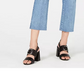 Kendall + Kylie Women's Ripped Cropped Jeans Blue Size 28