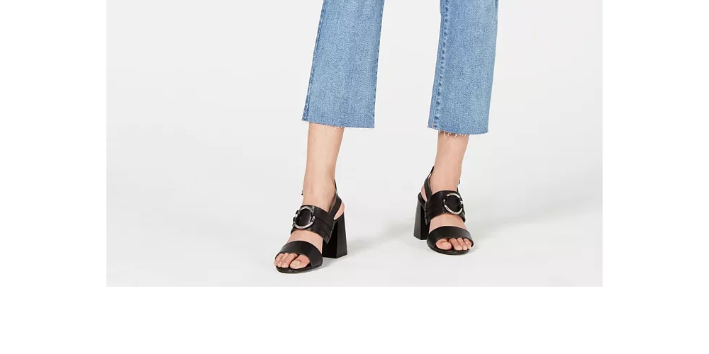 Kendall + Kylie Women's Ripped Cropped Jeans Blue Size 28