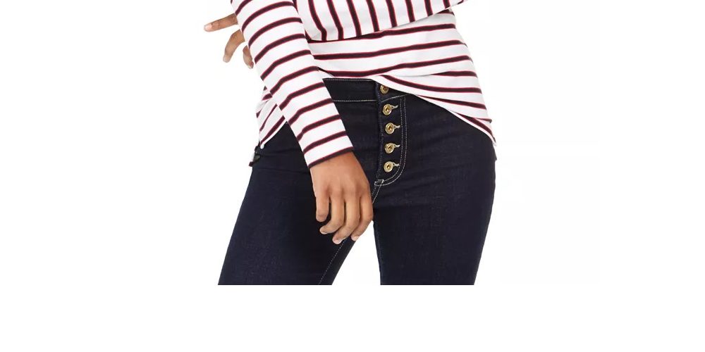 Tommy Hilfiger Women's Long Sleeve Polo Shirt Pink Size X-Large