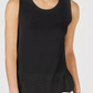 Charter Club Women's Sleeveless Zigzag Sweater Black Size X-Large