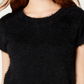 Freshman Juniors' Fuzzy Sweater Black  Size X-Large