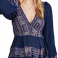Free People Women's My Love Mini Blue Blue Size Large