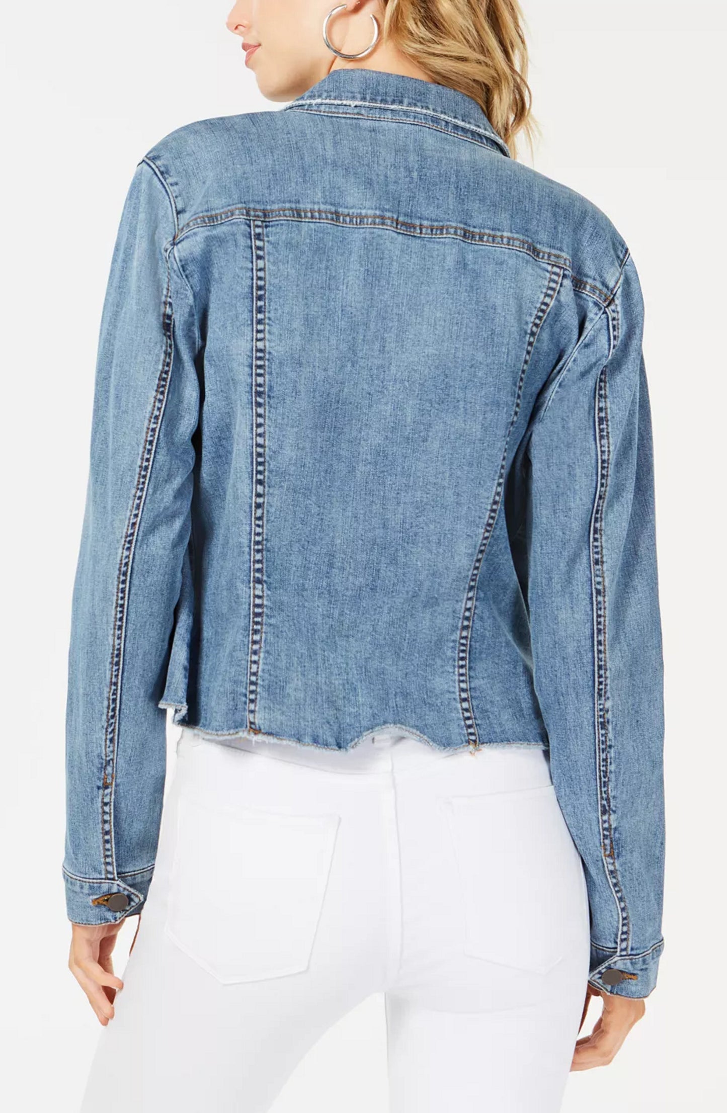 Kut From The Kloth Women's Kara Denim Jacket Blue  Size Medium