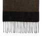 Steve Madden Women's Lurex Striped Muffler Scarf Black One Size