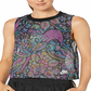 Nike Women's Printed Cropped Tank Top Multi  Size Medium