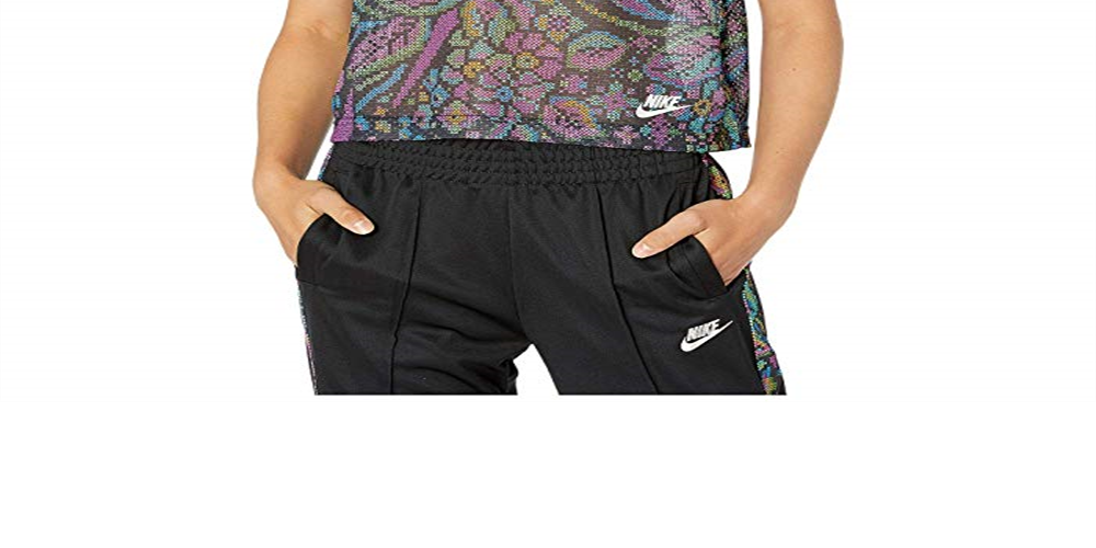 Nike Women's Printed Cropped Tank Top Multi  Size Medium