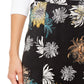 Alfani Women's Floral-Print Faux-Wrap Skirt Black Size 14