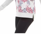 Ideology Women's Floral Printblocked Terry Top Gray Size Small