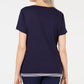 Karen Scott Women's Cotton Star Print Top Blue Size Small