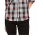 Charter Club Women's Plaid Cotton Button Up Shirt Black Size Petite Small