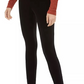 INC International Concepts Women's Velvet Pull On Skinny Pants Black Size 2