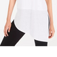 Alfani Women's Vented Hem Asymmetrical Tunic White Size PL