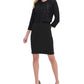 Tommy Hilfiger Women's Tonal Sequined Plaid Shrug Gray Size X-Large