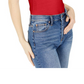 Planet Gold Junior's High Neck Bodysuit Red Size S