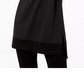 Ideology Women's Long-Sleeve Tonal-Stripe Tunic Black Size X-Small