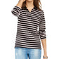 Tommy Hilfiger Women's Long-Sleeve Polo Shirt Pink Size Large