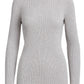 Ralph Lauren Women's Ribbed Boatneck Sweater Gray