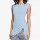 Rachel Roy Women's Twisted High-Low Top Purple Size Large