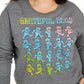 Love Tribe Women's Trendy Plus Size Grateful Dead Graphic-Print Sweatshirt Gray Size 2X