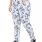 Charter Club Women's Plus Size Bristol Printed Skinny Ankle Jeans Blue Size 18W