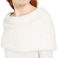 BCX Junior's Off the Shoulder Sweater White Size M