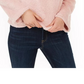 सेल्फ़ एस्टीम जूनियर्स ज़िप फ्रंट फ़ज़ी ज़िप अप टॉप पिंक साइज़ एक्स्ट्रा-लार्ज